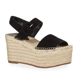 Marc Fisher Rex Suede Platform Espadrille Wedges